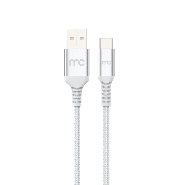 كيبل شحن ومزامنة USB-A إلى Type-C مقاوم للتشابك